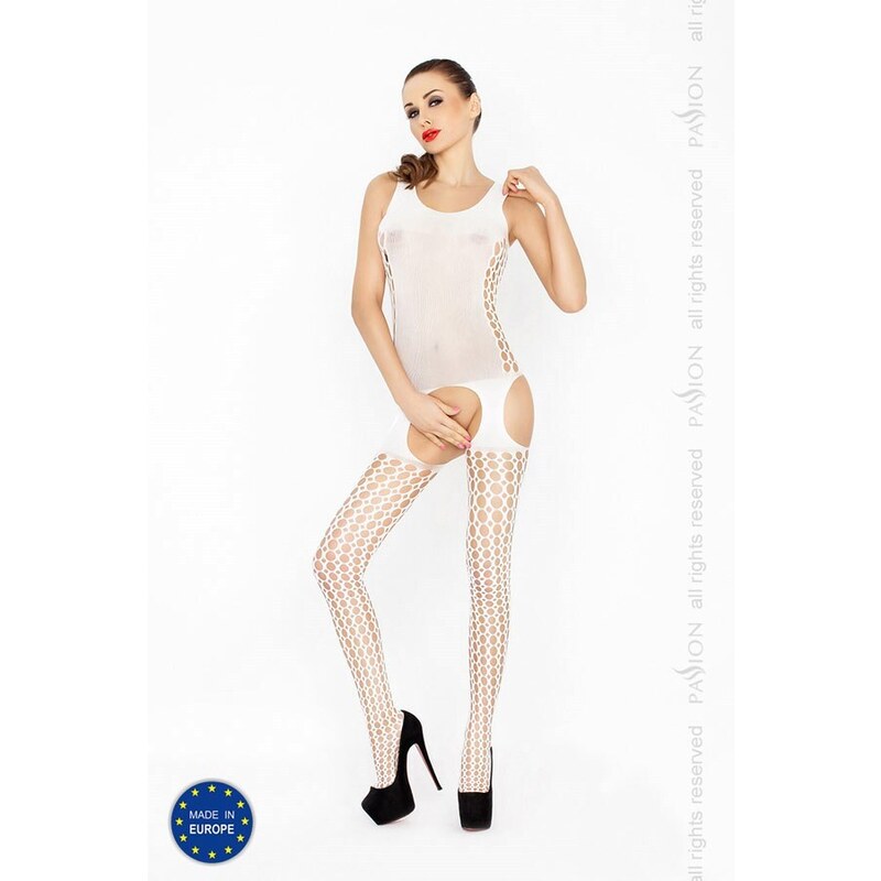 Passion BS029W white - Bodystocking 52918509