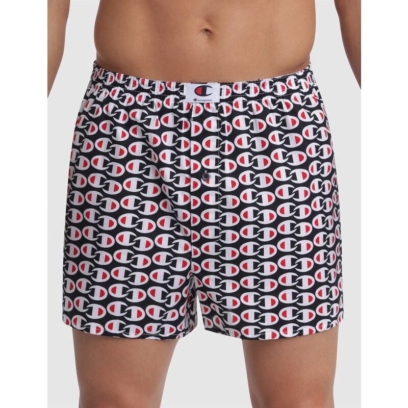 Trenírky CHAMPION LOOSE BOXER ROCHESTER čierne 52918944