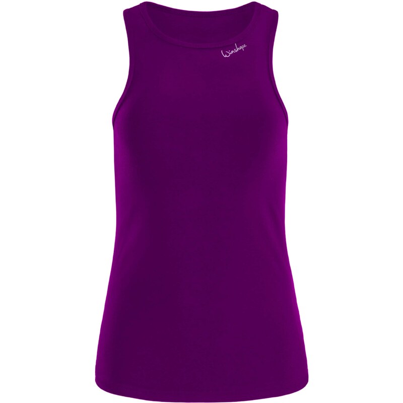 Winshape Športový top AET134LS tmavofialová / biela 54328900