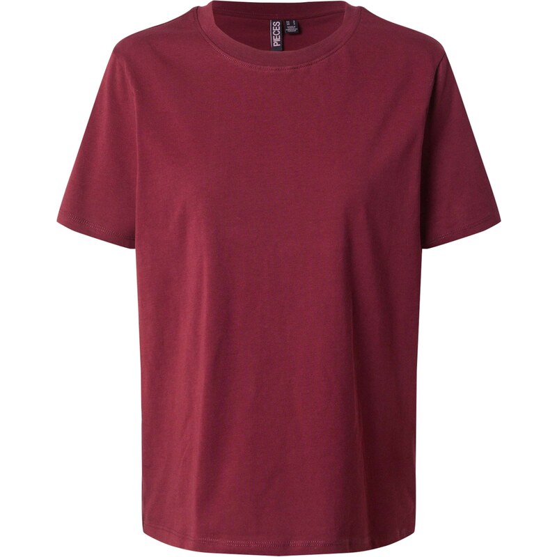 PIECES Tričko PCRia vínovo červená 54366580