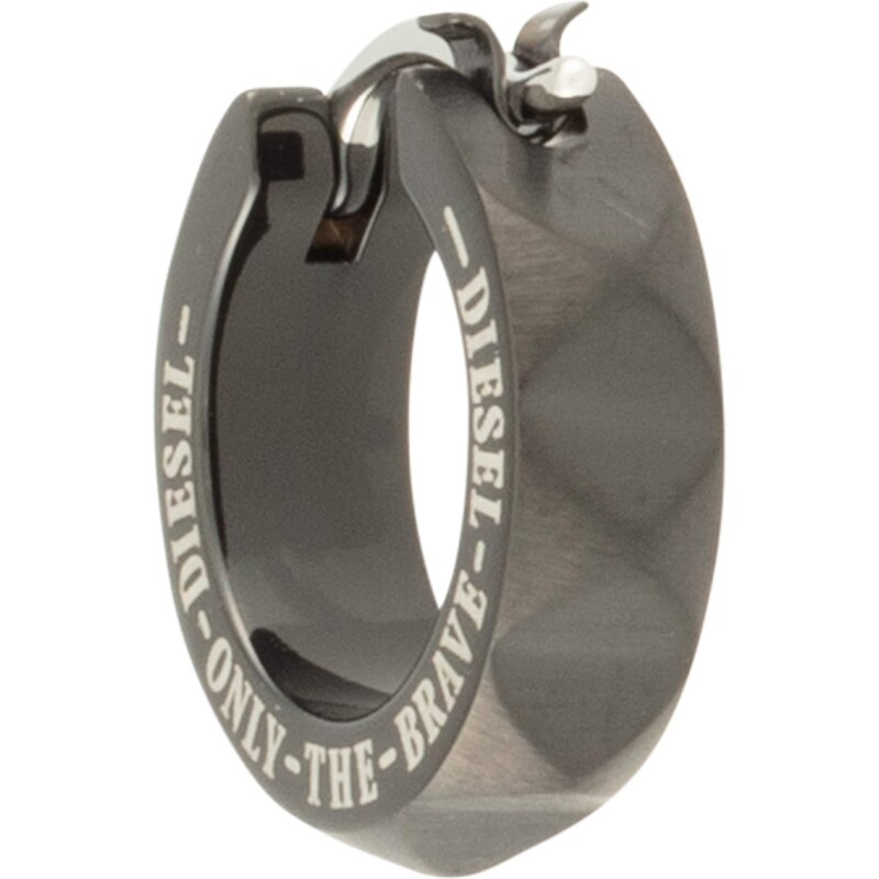 DIESEL Náušnice čierna / biela 64864699