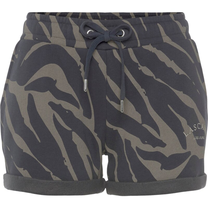 LASCANA Nohavice hnedá melírovaná / čierna 55386800