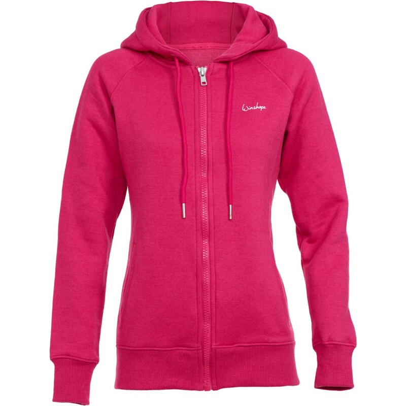 Winshape Športová mikina so zipsom J005 ružová 54327639