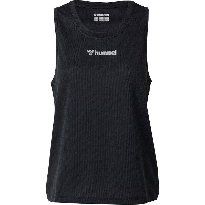 Hummel Športový top čierna / šedobiela 54363561