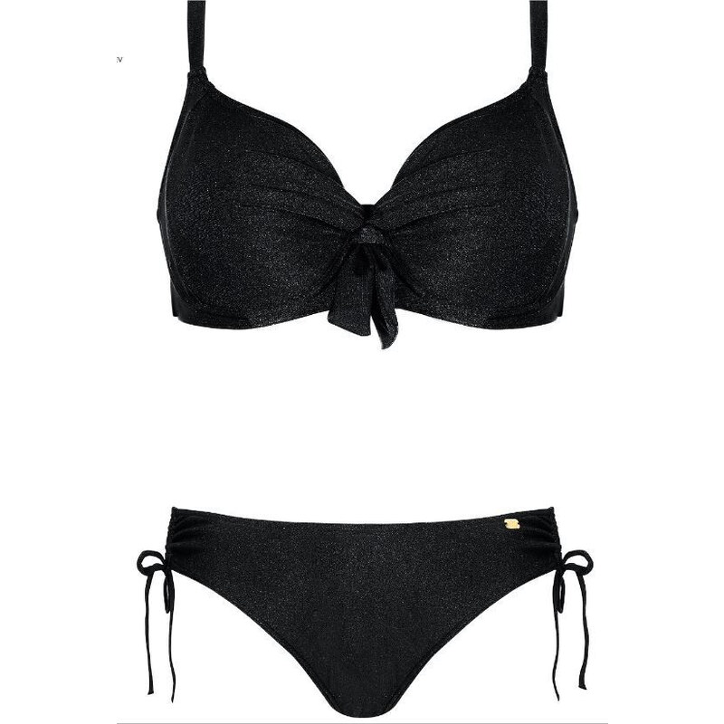 Self Horný diel dámskych plaviek Glamour | čierna S 940B 11/G 53109114