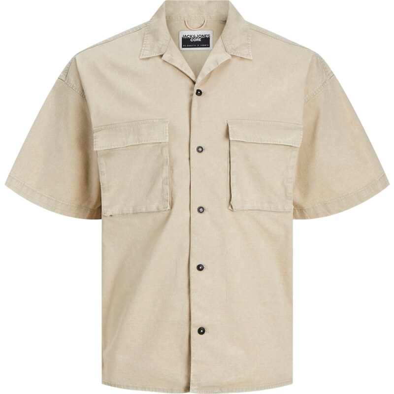 JACK & JONES Košeľa JCOBENTZON tmavobéžová 54310686