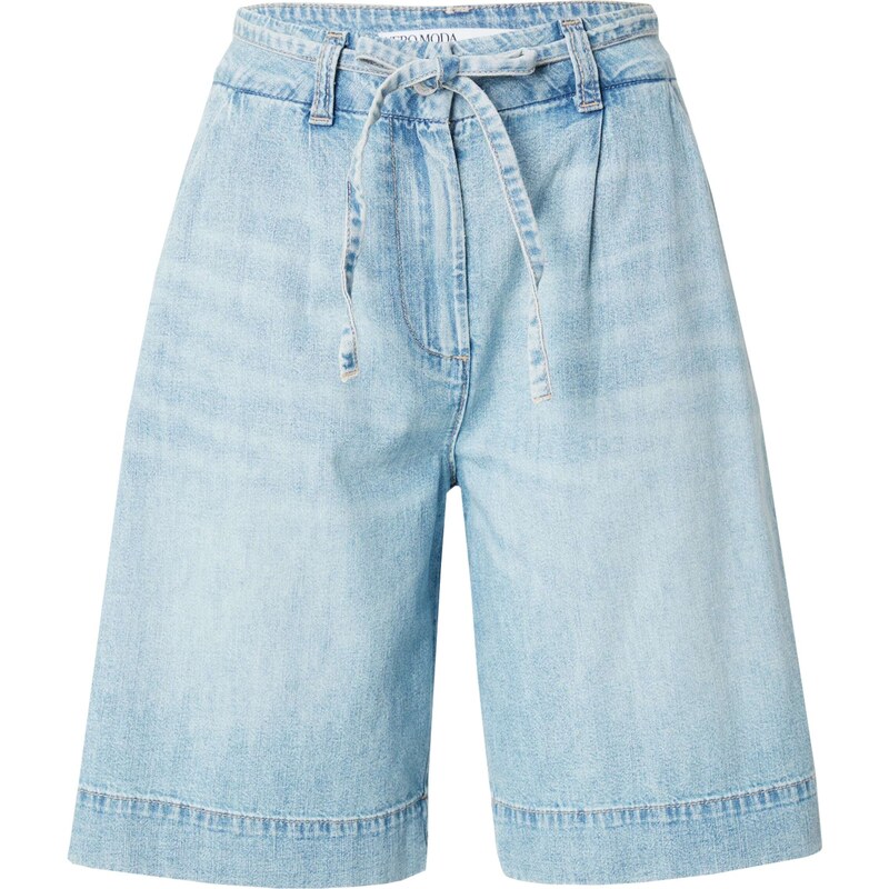 VERO MODA Plisované rifle MARIA modrá denim 54366275