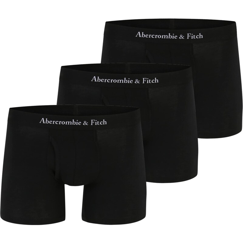 Abercrombie & Fitch Boxerky čierna / biela 67399712