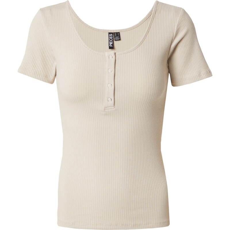 PIECES Tričko PCKitte sivobéžová 54367651