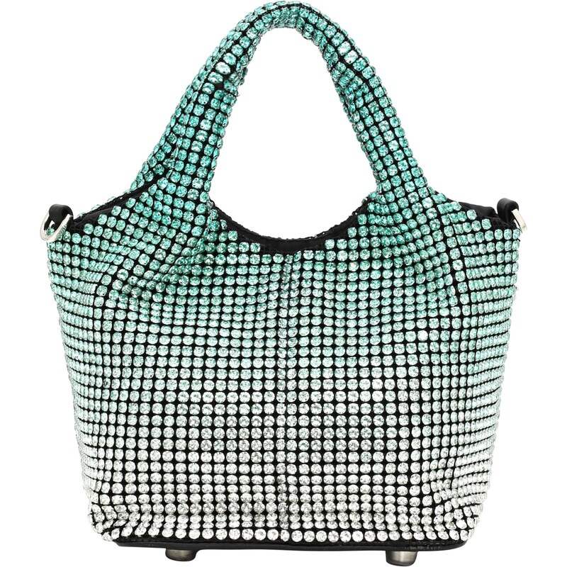 FELIPA Kabelka zelená / čierna / strieborná 54298870