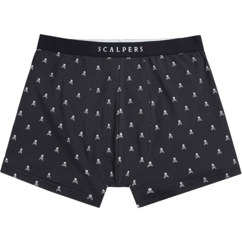 Scalpers Boxerky Just Skull námornícka modrá / biela 54354730