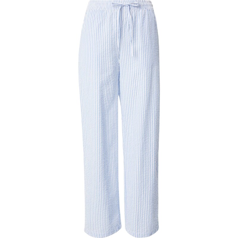 PIECES Nohavice PCSally svetlomodrá / biela 54355654