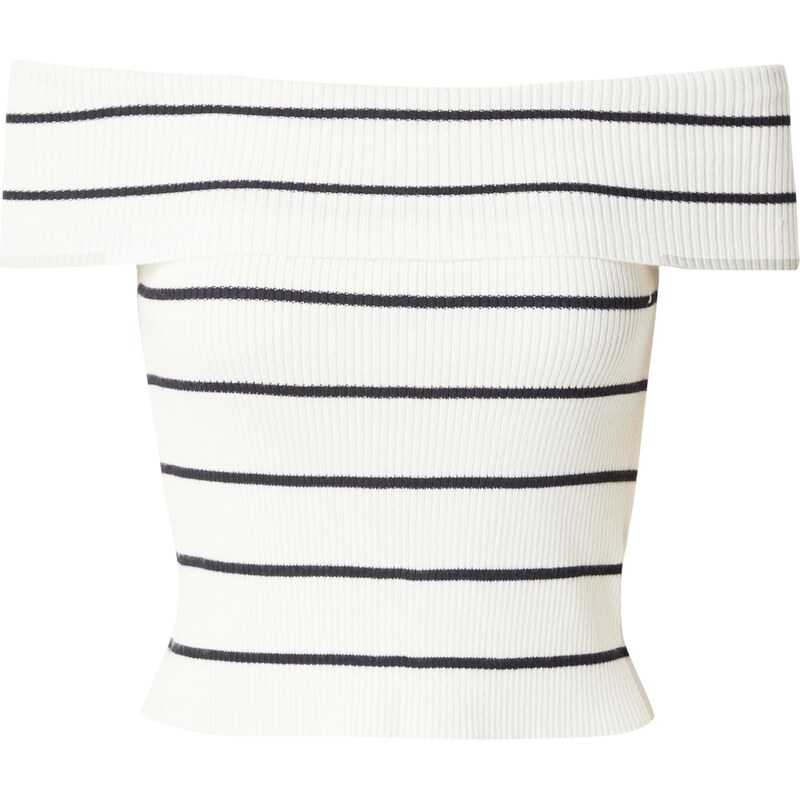 VERO MODA Sveter WILLOW béžová / čierna 54367913