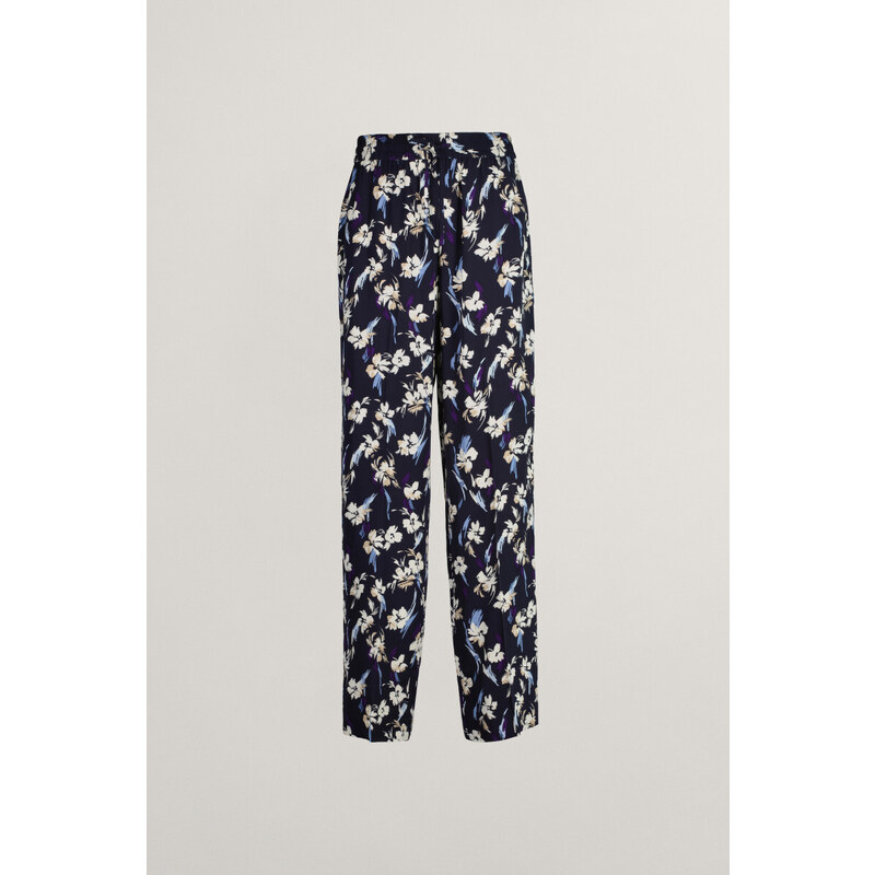 NOHAVICE GANT REL FLORAL PULL ON PANTS EVENING BLUE 53180722
