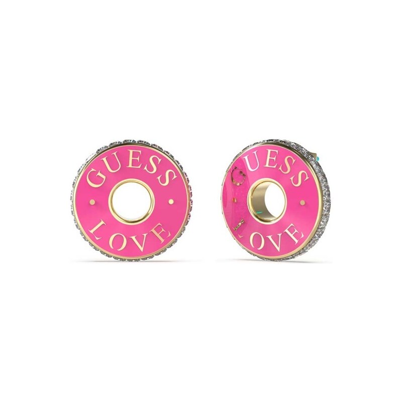 Guess Originálne pozlátené náušnice Love Guess JUBE04084JWYGFCT/U 66593909