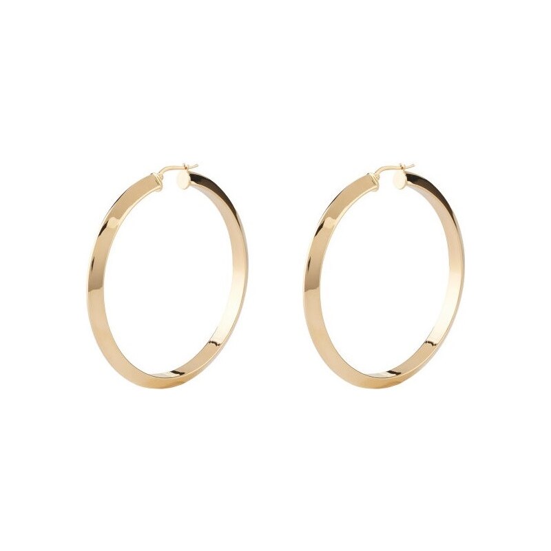 Guess Pozlátené náušnice Hoops I Did It Again JUBE04193JWYGT/U 68361988