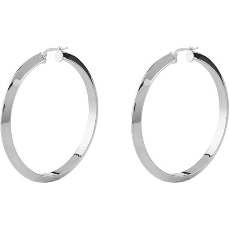 Guess Oceľové náušnice Hoops I Did It Again JUBE04193JWRHT/U 66590967