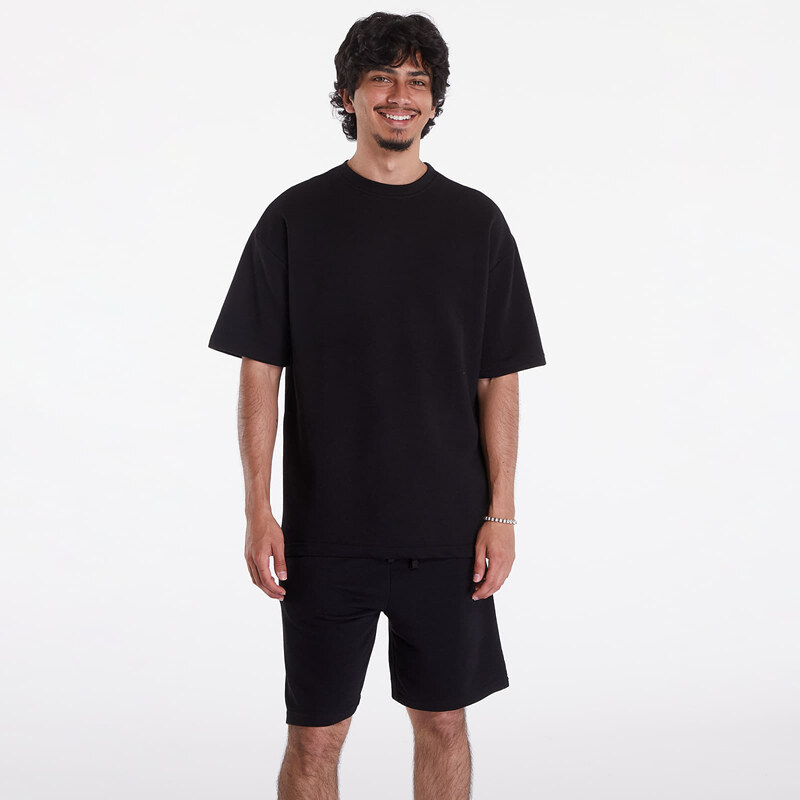 Tričko Urban Classics Light Terry T-Shirt Crew Black XL 53183108