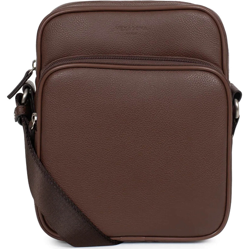 Hexagona Pánska taška na doklady Hexagon Matteo - hnedá 48227002