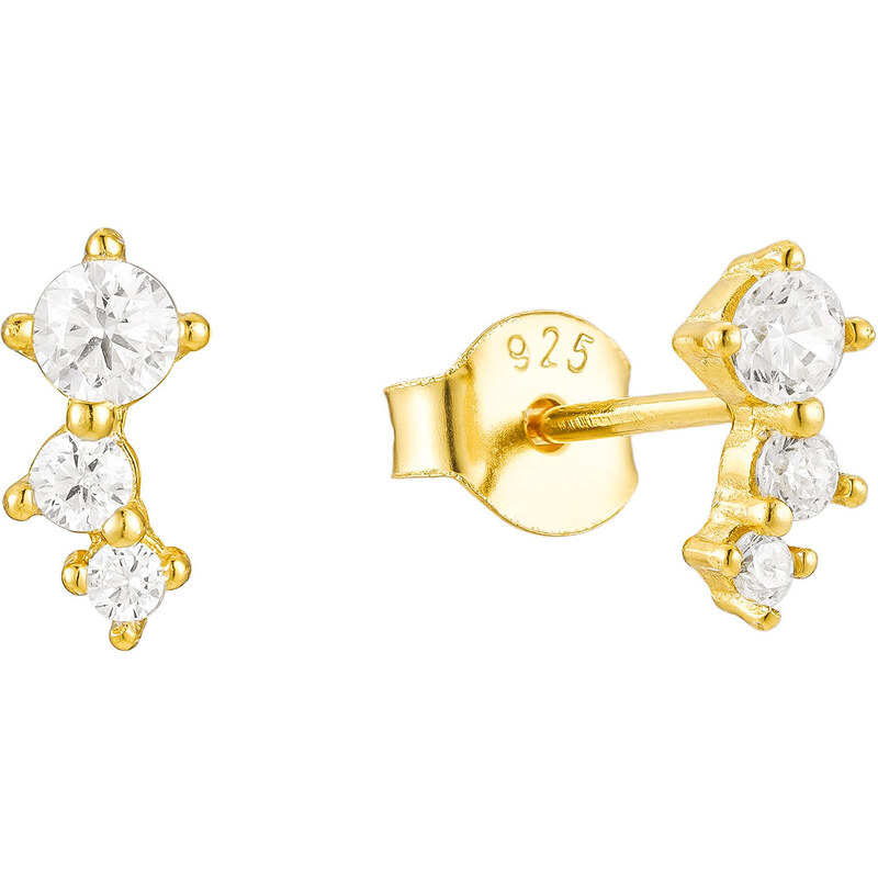 Olivie Strieborné náušnice KOMETA GOLD 8833 53031014