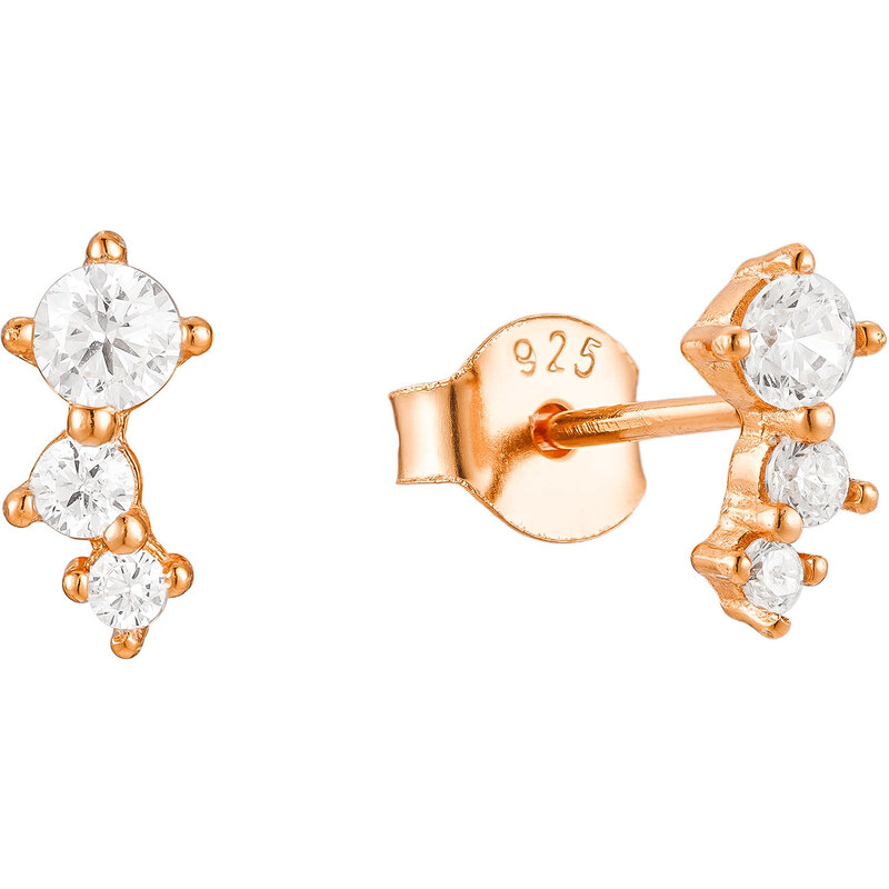 Olivie Strieborné náušnice KOMETA ROSE 8835 53031016