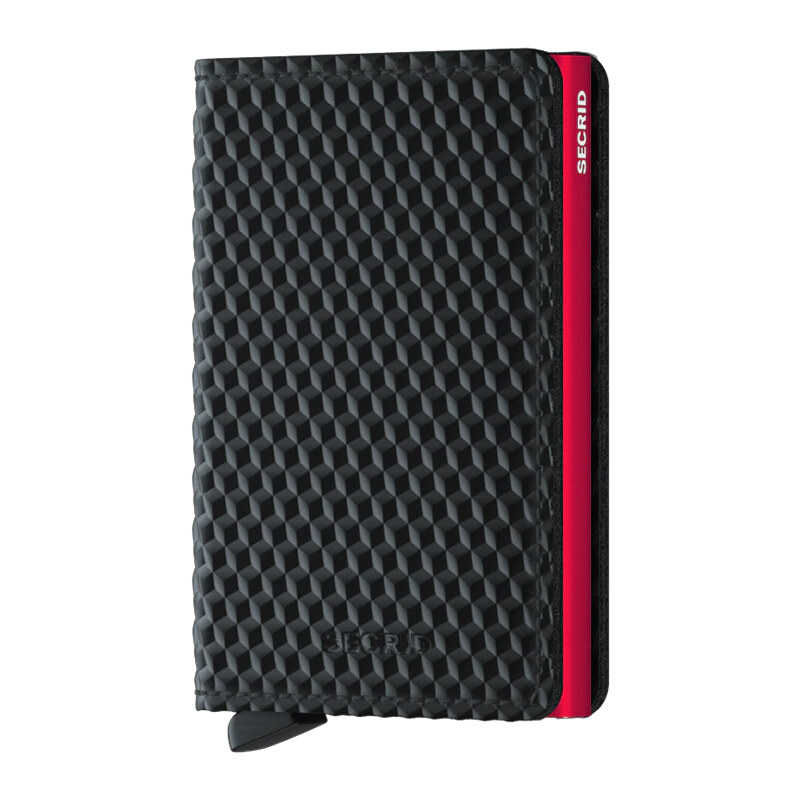 SECRID Slimwallet Cubic Black Red 53212896