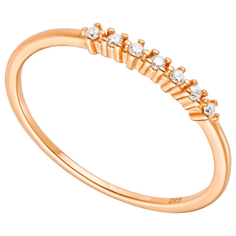 Olivie Strieborný nežný prstienok ROSE 8859 53031040