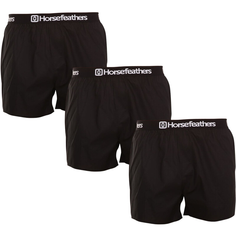 3PACK pánske trenky Horsefeathers Frazier black (AM096A) 18889950