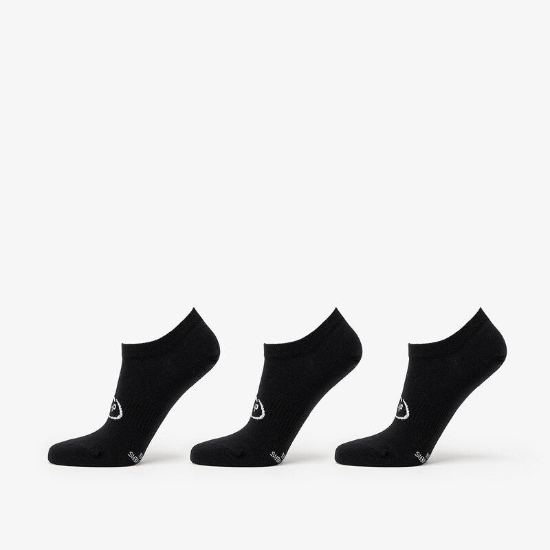 FTSHP Ponožky Footshop Invisible Socks 3-Pack Black 43-46 53238667