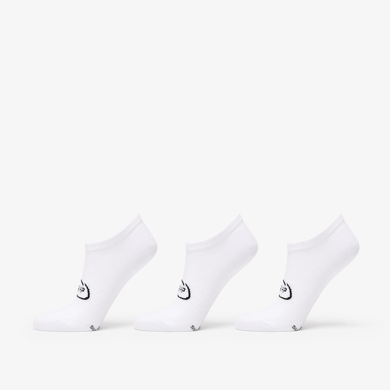 FTSHP Ponožky Footshop Invisible Socks 3-Pack White 43-46 53238666