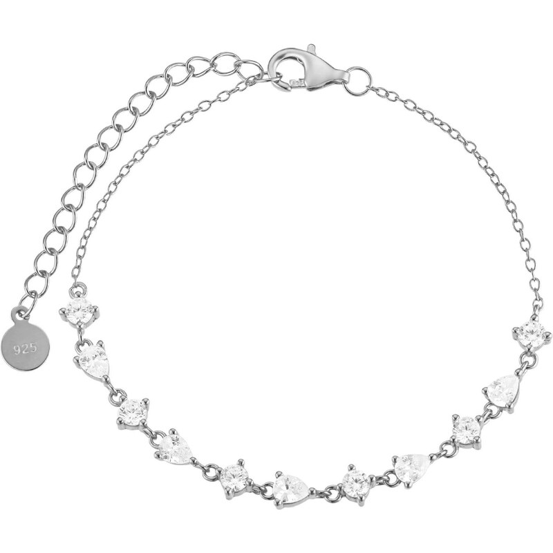 Olivie Strieborný náramok KVAPKY ŠŤASTIA 8888 53178540
