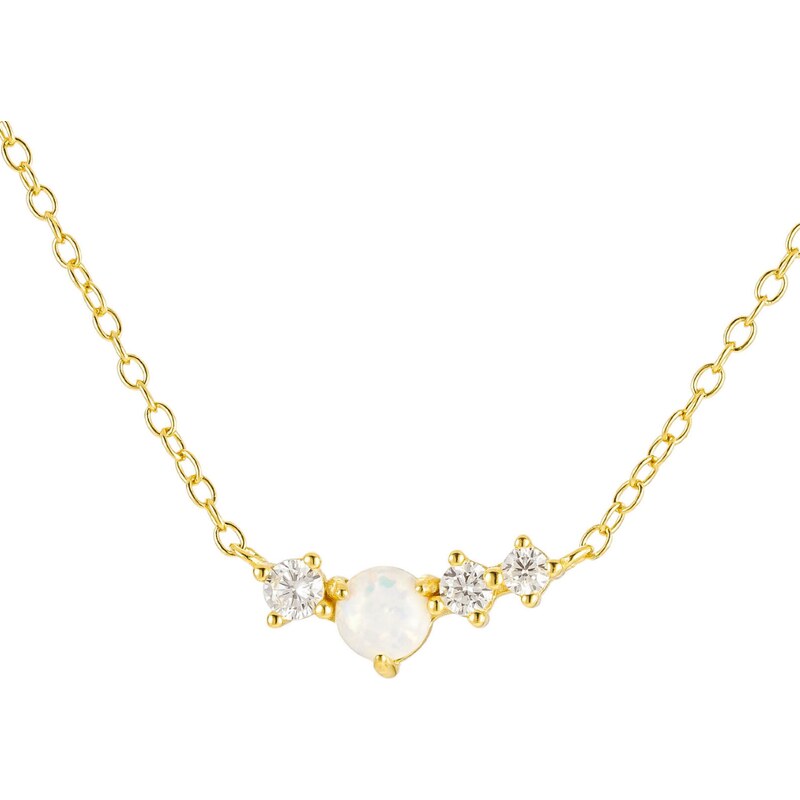 Olivie Strieborný náhrdelník s opálom GOLD 8866 53204771