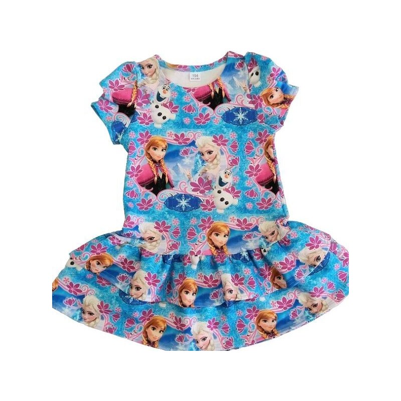 La Bambola Letné ŠATY Frozen Blue 55635581