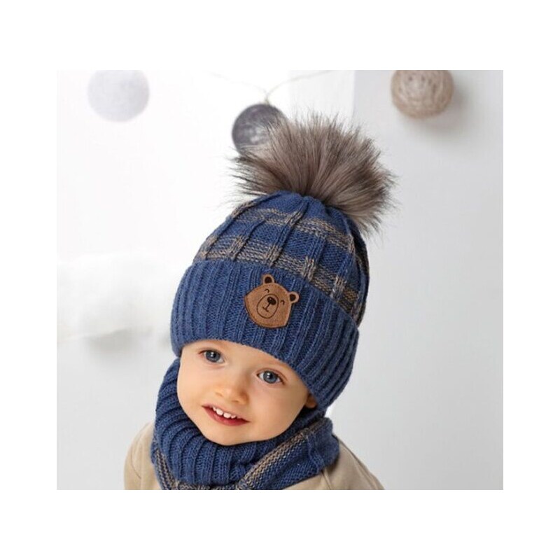 AJS Zimná čiapka a tunel Barney 53241063