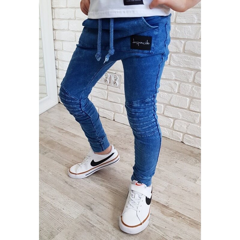 Tepláky DESPACITO Jeans BLUE 53241130