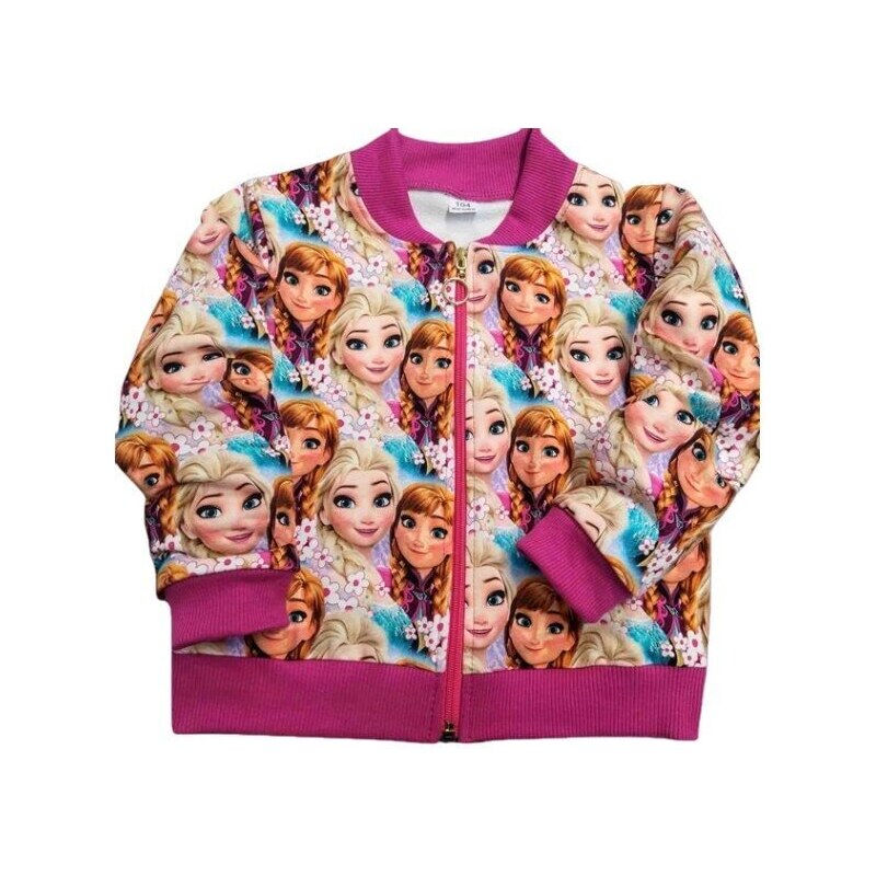 La Bambola Luxusná dievčenská mikina Frozen Magenta 53241152