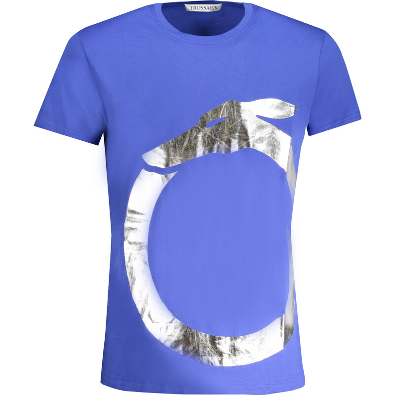 Pánske modré tričko Trussardi 64708180
