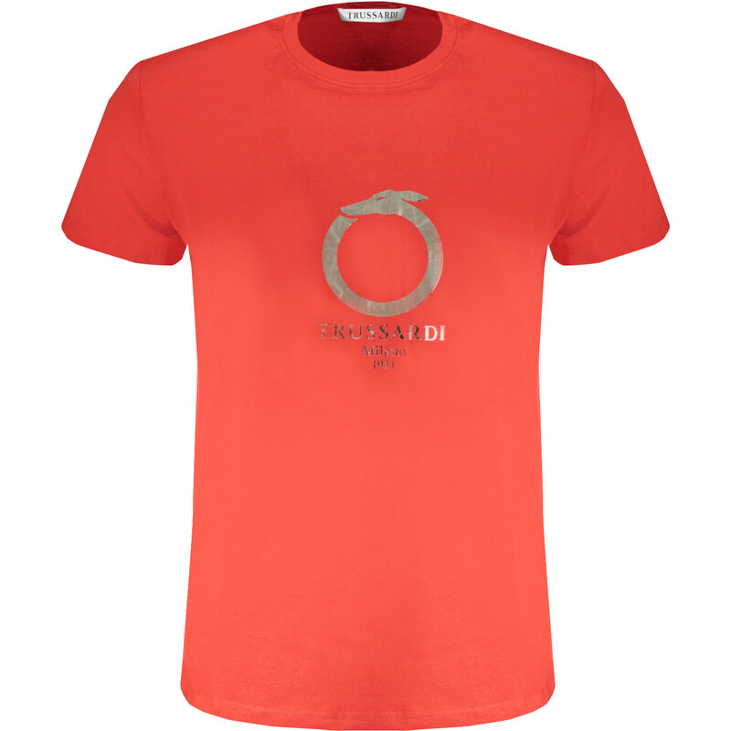 Pánske červené tričko Trussardi 64703838