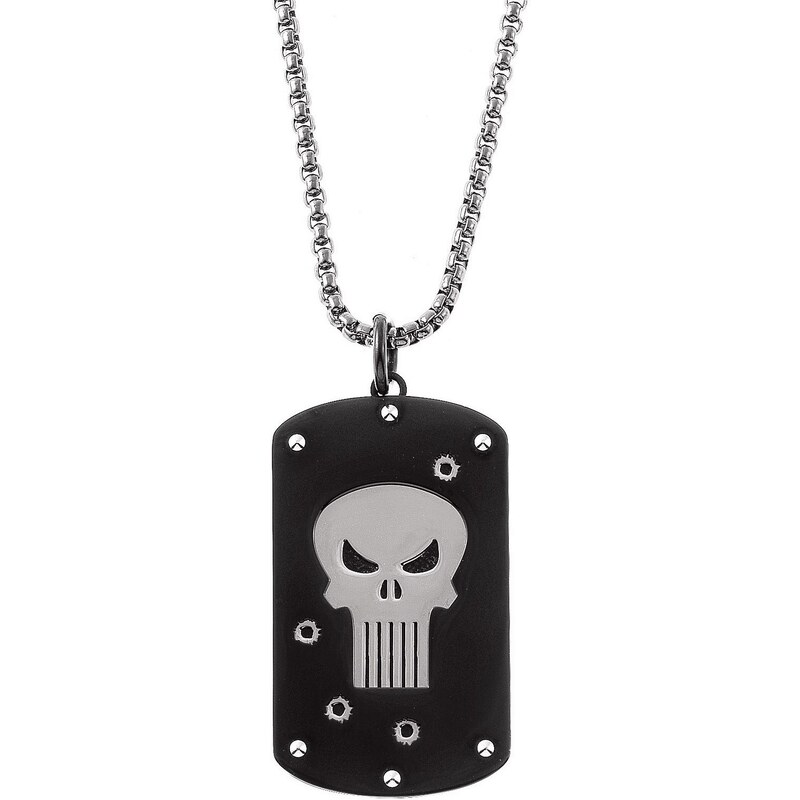 Disney Pánsky náhrdelník z ocele Punisher Marvel C600693L-M.CS 66579690