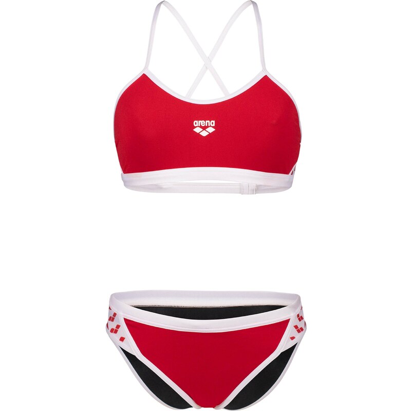 ARENA Bikiny ICONS čerešňová / biela 67619304