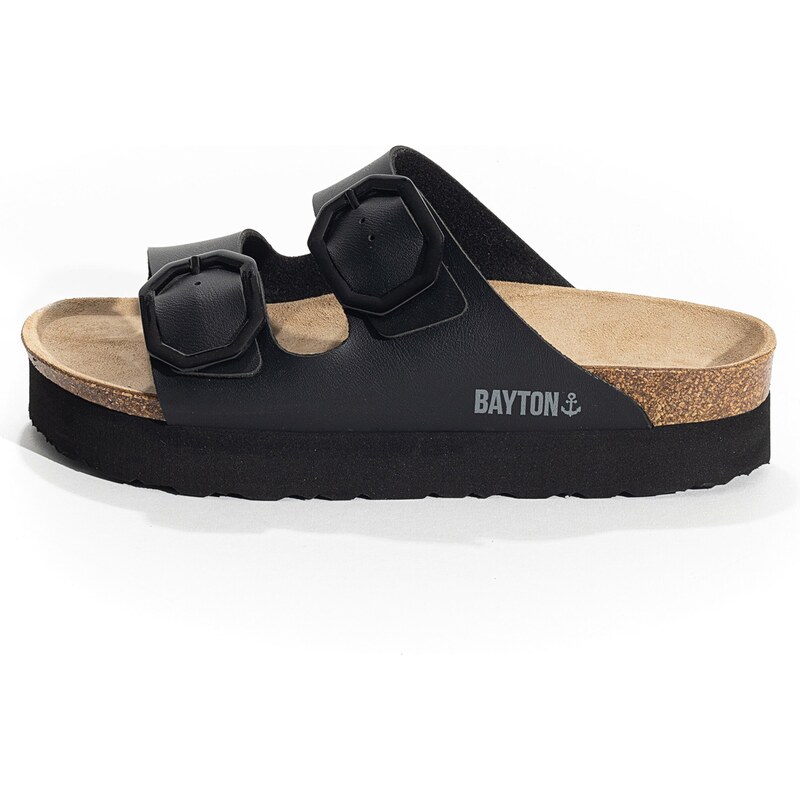 Bayton Šľapky Japet sivá / čierna 54295790