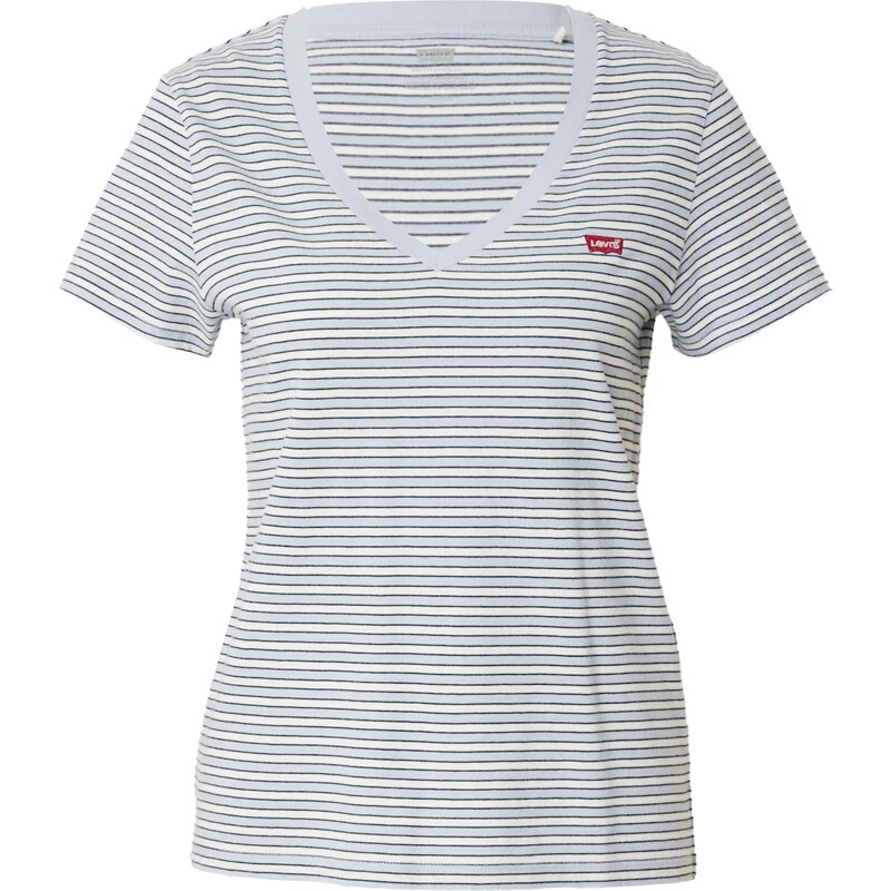 LEVIS Tričko Perfect V-Neck Tee námornícka modrá / svetlomodrá / 65873452