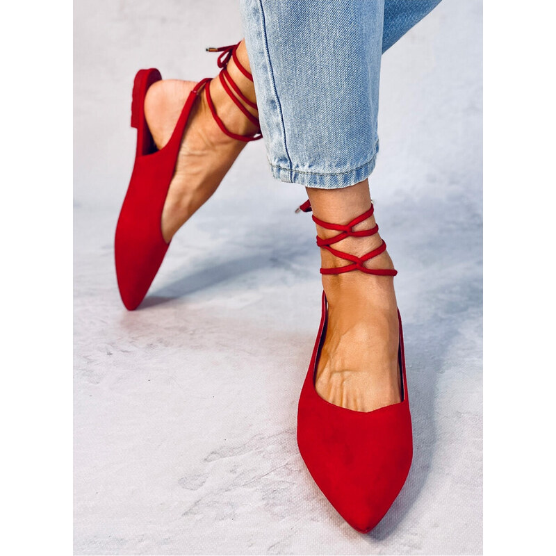 Dámske baleríny NF-68P Červená - Seastar 58204366