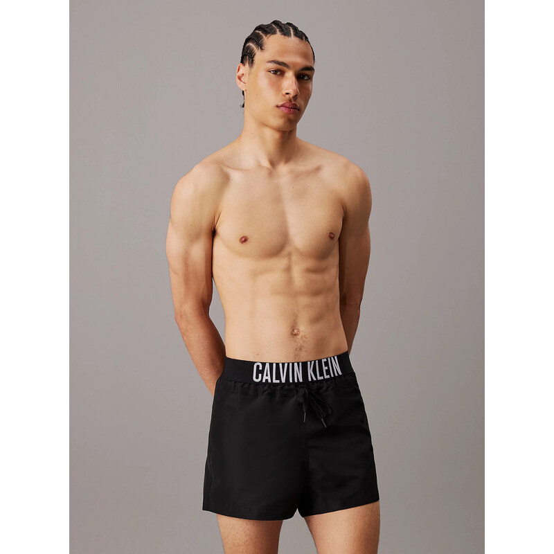 Pánske plavky KM0KM01045 BEH black - Calvin Klein 53257591