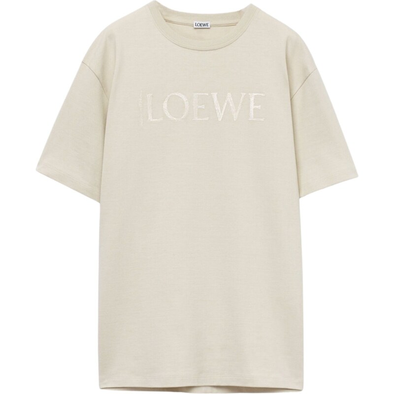 LOEWE Logo Beige tričko 53267191