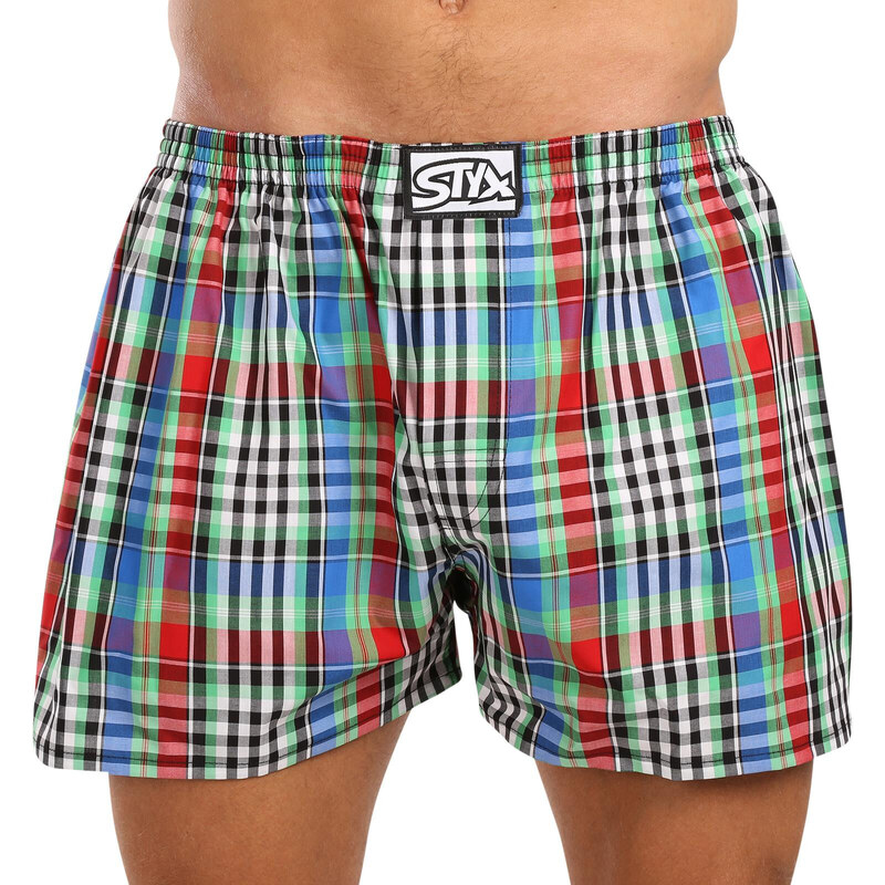 E-shop Pánske trenky Styx klasická guma viacfarebné (A1036)