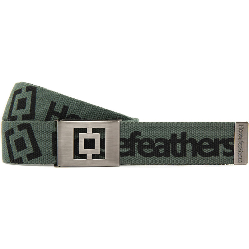 Opasok Horsefeathers Idol Belt Olive Universal 54992736