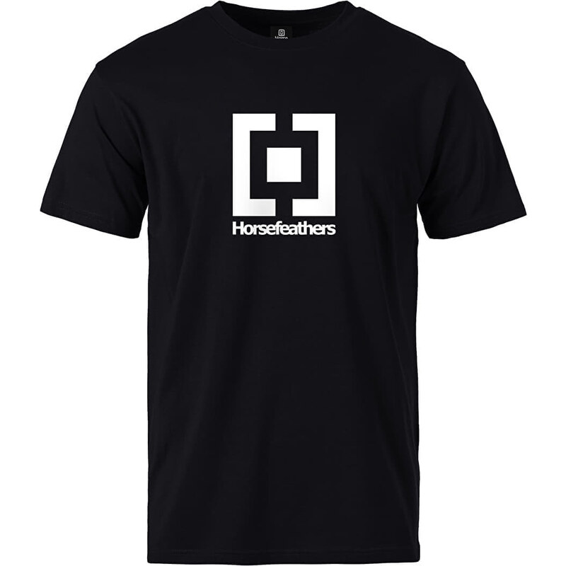 Tričko Horsefeathers Base T-Shirt Black L 53266654