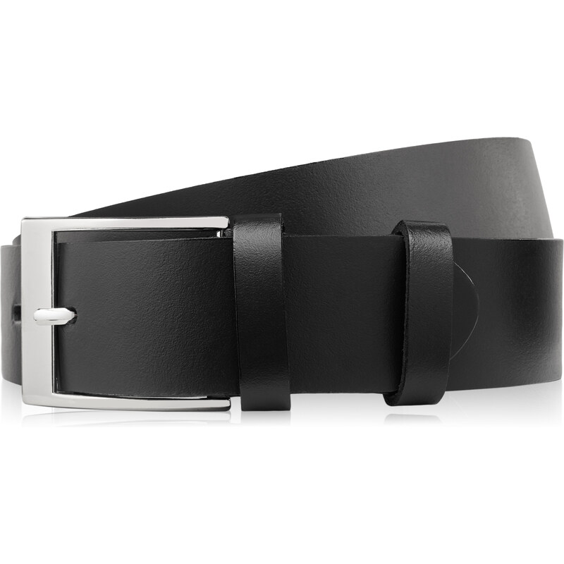 PAOLO PERUZZI Pánsky kožený opasok PG-05-BLS-120 | čierna PG-05-BLS 53268649