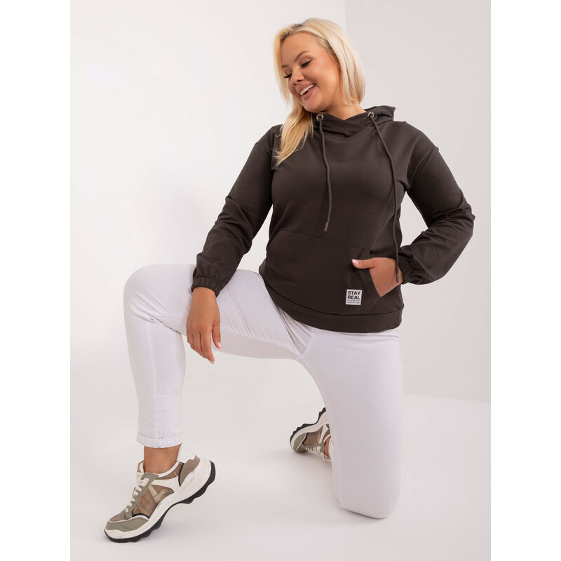 RELEVANCE Sweatshirt-RV-BL-8655-1.13X-dark khaki 64687903